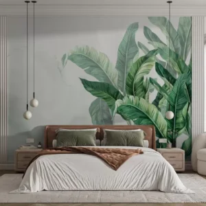 Foglie tropicali soft green