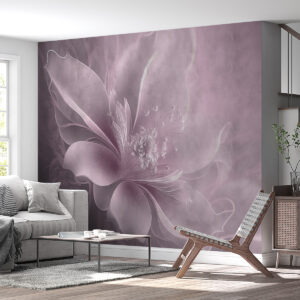 Carta da parati Un fiore molto delicato dai colori rosa