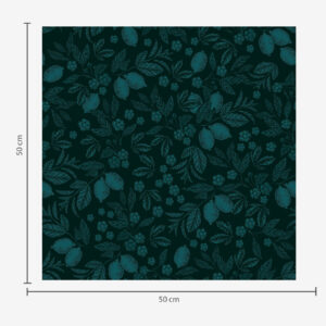 Carta da parati Foglie dense di colore verde-blu