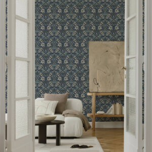 Carta da parati Ornamento floreale classico nello stile di William Morris
