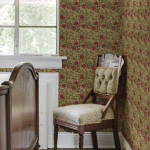 Carta da parati Melograni e fiori nello stile di William Morris