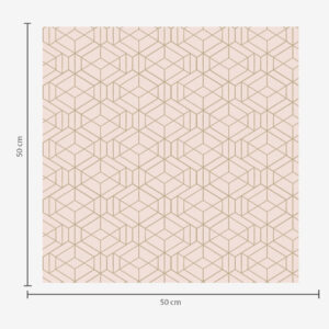 Carta da parati Sfondo beige caldo con cubi grafici sottili