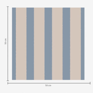 Carta da parati Righe verticali beige e azzurro