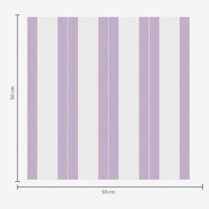 Carta da parati Righe verticali viola chiaro e grigie
