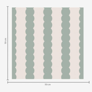Carta da parati Righe ondulate color oliva in stile minimalista