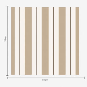 Carta da parati Righe beige con dettagli verticali scuri