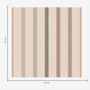 Carta da parati Righe neutre nei toni caldi del beige