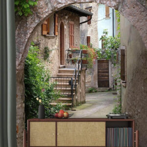 Carta da parati strada italiana