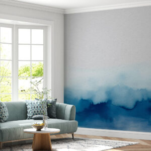 Carta da parati Le serene tonalità del blu si fondono perfettamente tra loro