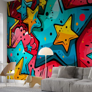 Carta da parati Graffiti