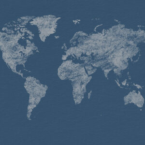 Carta da parati Mappa del mondo con texture