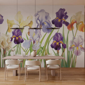 Carta da parati Fiori di iris