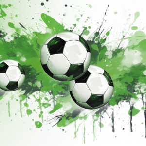 Carta da parati Palloni da calcio
