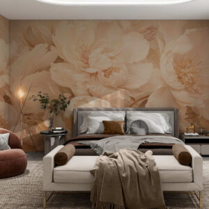 Carta da parati Peonie di lusso
